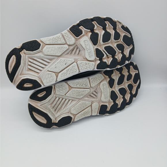 Hoka One One Women's Clifton 7 Gold Athletic Running Sneakers Shoes Black 10.5 - Picture 6 of 11